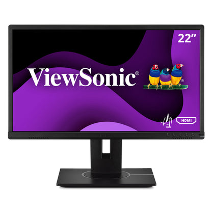 ViewSonic 22" 1080p Ergonomic 40-Degree Tilt Monitor with HDMI, DP, and VGA. (VG2240)