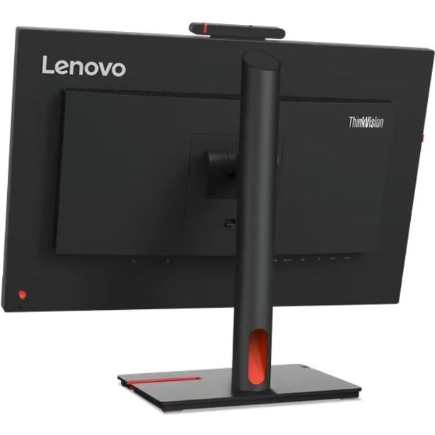 Lenovo ThinkVision T24v-30 23.8" Full HD LCD Monitor with Webcam, IPS, 99% sRGB, 75Hz, Built-in Speakers, 5 USB Ports, Height Adjustable Stand, Raven Black - 63D8MAR3US (3 Year Warranty)