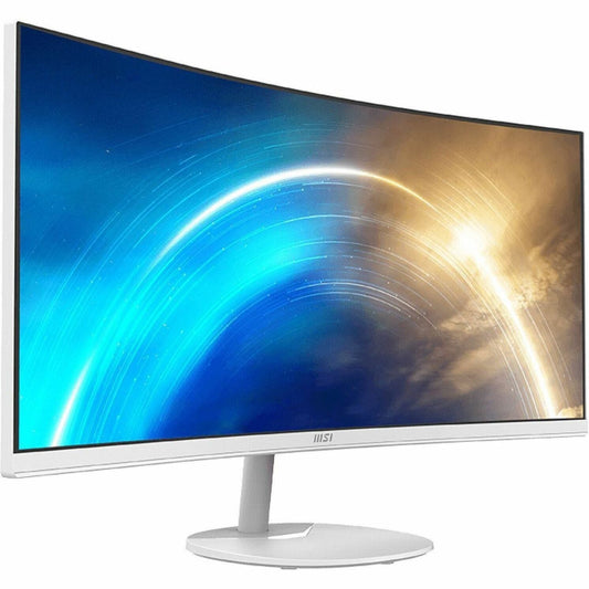 MSI Pro MP341CQW 34" UW-QHD LCD Monitor, 1500R Curved, 100Hz FreeSync, HDR Ready, Anti-Flicker, Built-in Speakers, VESA Mount, 1.07B Colors, Dual HDMI (3 Year Warranty)