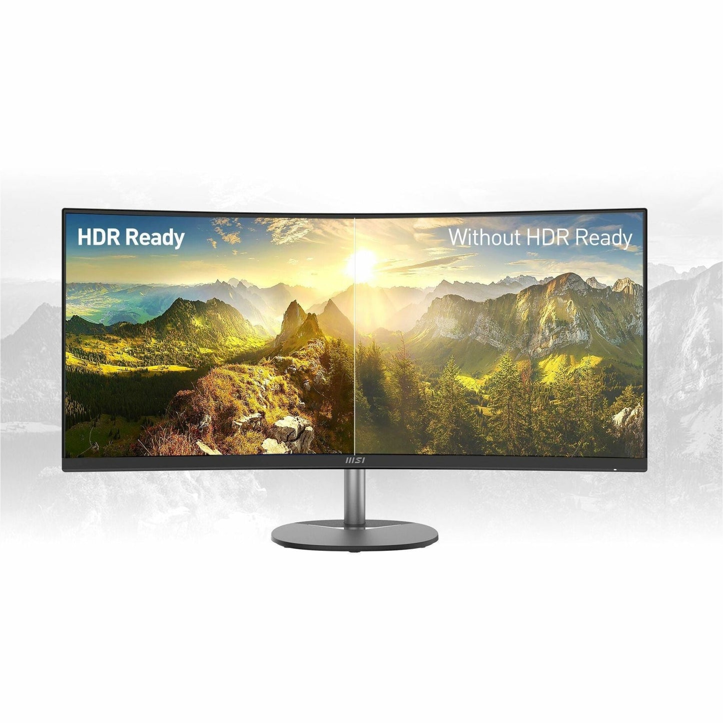 MSI Pro MP341CQ 34" UW-QHD LCD Monitor, 100Hz FreeSync, 1500R Curved, VA Panel, HDR Ready, Built-in Speakers, Anti-Flicker, Low Blue Light, Black - PROMP341CQ (3 Year Warranty)