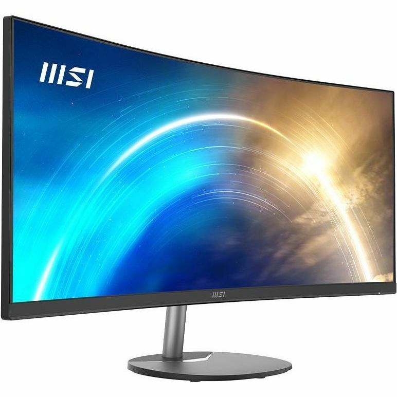 MSI Pro MP341CQ 34" UW-QHD LCD Monitor, 100Hz FreeSync, 1500R Curved, VA Panel, HDR Ready, Built-in Speakers, Anti-Flicker, Low Blue Light, Black - PROMP341CQ (3 Year Warranty)