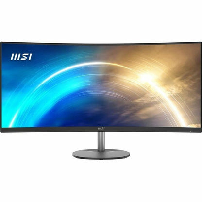 MSI Pro MP341CQ 34" UW-QHD LCD Monitor, 100Hz FreeSync, 1500R Curved, VA Panel, HDR Ready, Built-in Speakers, Anti-Flicker, Low Blue Light, Black - PROMP341CQ (3 Year Warranty)