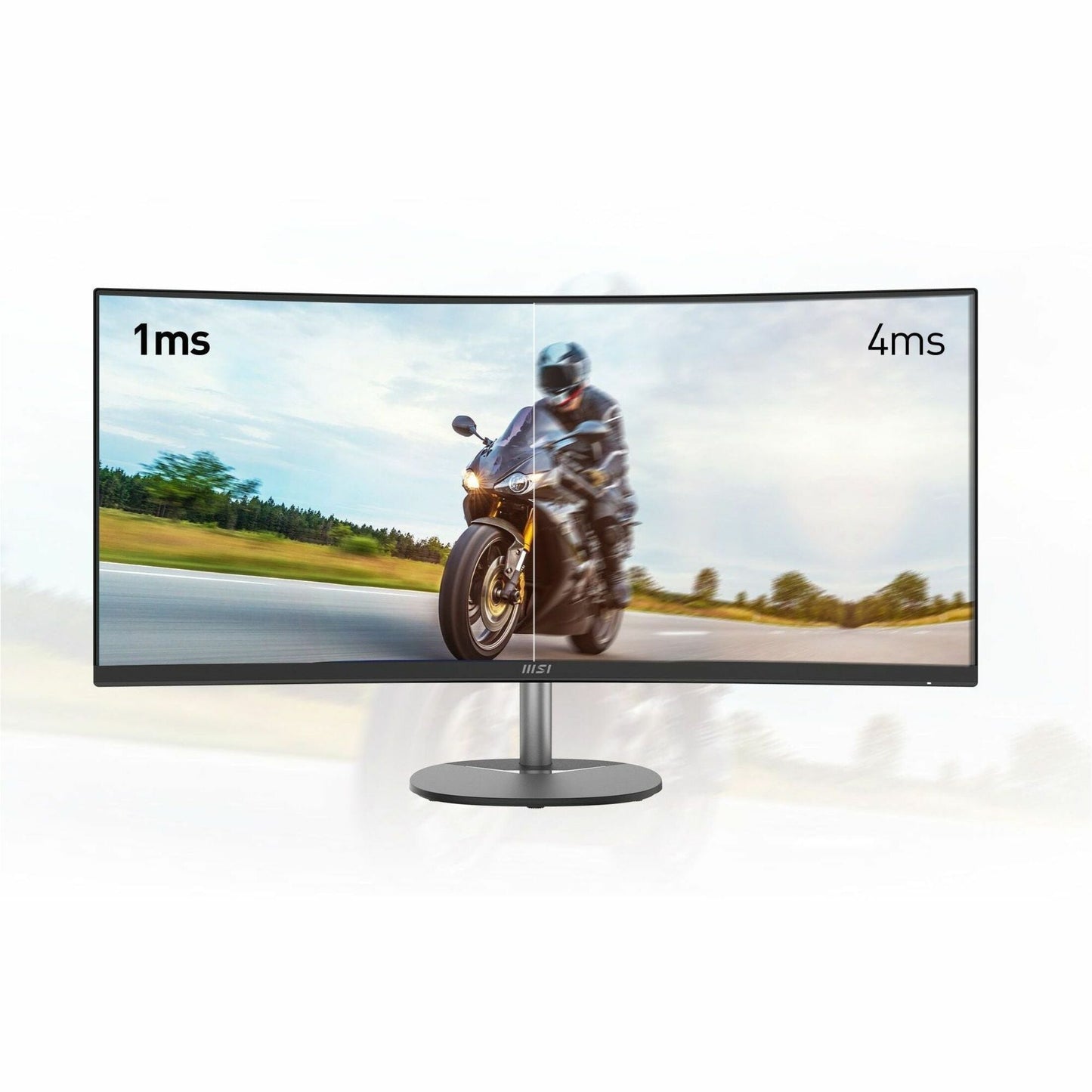 MSI Pro MP341CQ 34" UW-QHD LCD Monitor, 100Hz FreeSync, 1500R Curved, VA Panel, HDR Ready, Built-in Speakers, Anti-Flicker, Low Blue Light, Black - PROMP341CQ (3 Year Warranty)