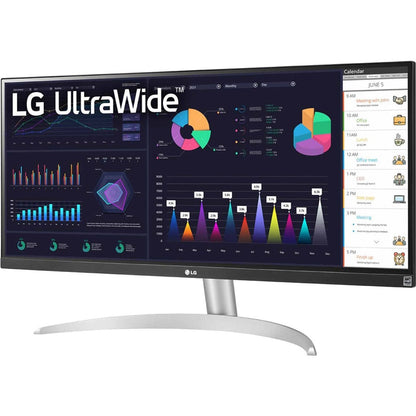 LG 29" UltraWide (WFHD) 100Hz, IPS with HDR 10 Compatibility, AMD FreeSync, and USB Type-C, White (29WQ600-W.AUS)