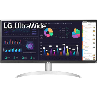LG 29" UltraWide (WFHD) 100Hz, IPS with HDR 10 Compatibility, AMD FreeSync, and USB Type-C, White (29WQ600-W.AUS)