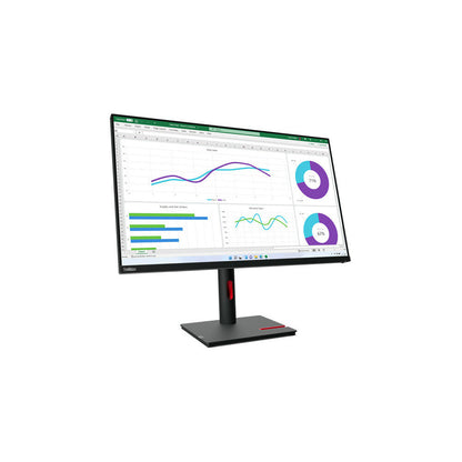Lenovo ThinkVision T32h-30 32" WQHD LED Monitor, IPS, 4ms, 350 Nit, USB-C Hub, Webcam, Height Adjustable, EPEAT Gold, RoHS Compliant Black - 63D3ZAR1US (3 Year Warranty)