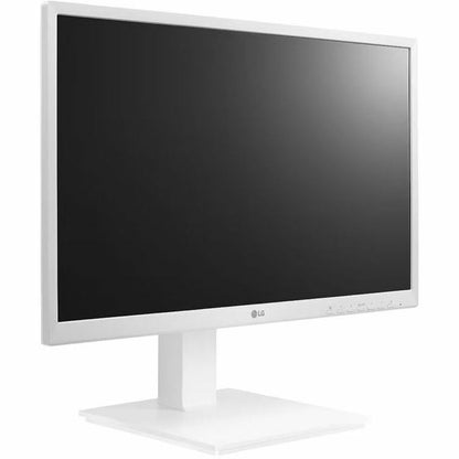 LG 24BK550Y-H 24" Full HD IPS LCD Monitor, Textured White, Height/Tilt/Pivot/Swivel Adjustable, Built-in Speakers, USB Hub (3 Year Warranty)