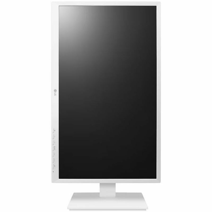 LG 24BK550Y-H 24" Full HD IPS LCD Monitor, Textured White, Height/Tilt/Pivot/Swivel Adjustable, Built-in Speakers, USB Hub (3 Year Warranty)