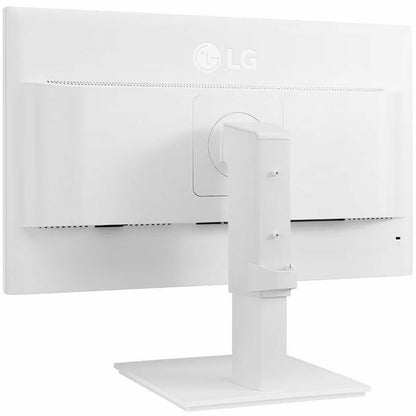 LG 24BK550Y-H 24" Full HD IPS LCD Monitor, Textured White, Height/Tilt/Pivot/Swivel Adjustable, Built-in Speakers, USB Hub (3 Year Warranty)