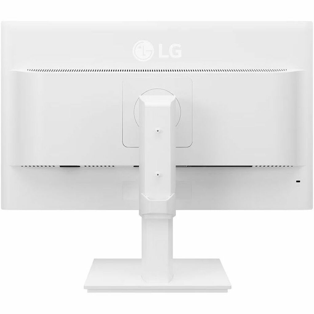 LG 24BK550Y-H 24" Full HD IPS LCD Monitor, Textured White, Height/Tilt/Pivot/Swivel Adjustable, Built-in Speakers, USB Hub (3 Year Warranty)