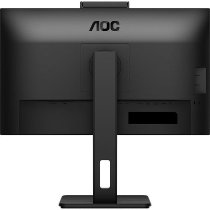 AOC Q27P3CW 27" WQHD IPS LCD Monitor with 5MP Webcam, USB-C 65W Power Delivery, Adaptive Sync, 75Hz, Built-in Speakers, Frameless Design, Textured Black - Q27P3CW (3 Year Warranty)