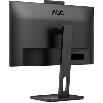 AOC Q27P3CW 27" WQHD IPS LCD Monitor with 5MP Webcam, USB-C 65W Power Delivery, Adaptive Sync, 75Hz, Built-in Speakers, Frameless Design, Textured Black - Q27P3CW (3 Year Warranty)