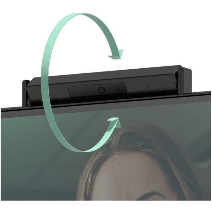 AOC Q27P3CW 27" WQHD IPS LCD Monitor with 5MP Webcam, USB-C 65W Power Delivery, Adaptive Sync, 75Hz, Built-in Speakers, Frameless Design, Textured Black - Q27P3CW (3 Year Warranty)