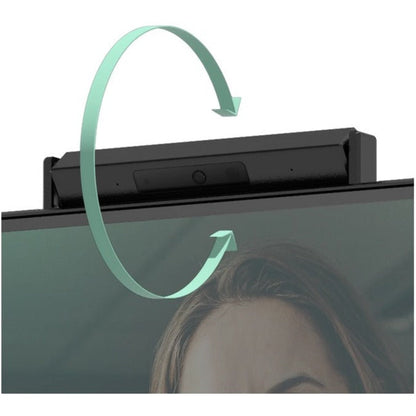 AOC Q27P3CW 27" WQHD IPS LCD Monitor with 5MP Webcam, USB-C 65W Power Delivery, Adaptive Sync, 75Hz, Built-in Speakers, Frameless Design, Textured Black - Q27P3CW (3 Year Warranty)