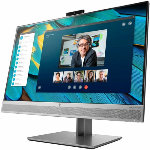 HPI SOURCING - NEW Business E243m 24" Class Webcam Full HD LED Monitor - 16:9 - Silver, Black (1FH48A8#ABA)