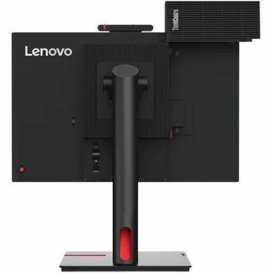 Lenovo ThinkCentre TIO22GEN5 22" LED Monitor, Full HD IPS Display, Eye Comfort Technology, 1080p Webcam, Built-in Speakers, Height Adjustable Stand, Black - 12N8GAR1US (3 Year Warranty)