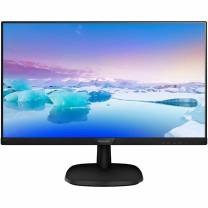 Philips V-line 27" LED Monitor, IPS Display, 1920x1080 Full HD, 75Hz, HDMI/DisplayPort/VGA, Built-in Speakers, Low Blue Light, Flicker-free, VESA Mount - 273V7QJAB (4 Year Warranty)