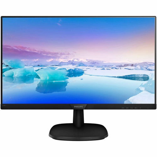 Philips V-line 27" LED Monitor, IPS Display, 1920x1080 Full HD, 75Hz, HDMI/DisplayPort/VGA, Built-in Speakers, Low Blue Light, Flicker-free, VESA Mount - 273V7QJAB (4 Year Warranty)