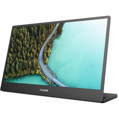 Philips 3000 Series 15.6" Portable LED Monitor, FHD IPS Display 1920x1080, USB-C & Micro HDMI, HDR10, LowBlue Mode, Flicker-free, Foldable Stand - 16B1P3300 (4 Year Warranty)