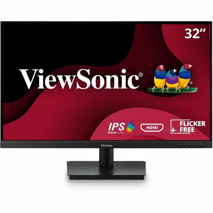 ViewSonic VA3209M 32" LED Monitor, Full HD IPS Display, 75Hz, Frameless Bezel, HDMI/VGA Connectivity, SuperClear Technology, Flicker-Free, Blue Light Filter - VA3209M (3 Year Warranty)