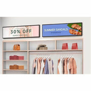 LG 37BH7N-H Digital Signage Display, 37" LCD, 1080p Full HD, 700 Nit Brightness, webOS 6.0, 32:9 Ultra Wide, Portrait/Landscape Mode, Black - 37BH7NH (1 Year Warranty)