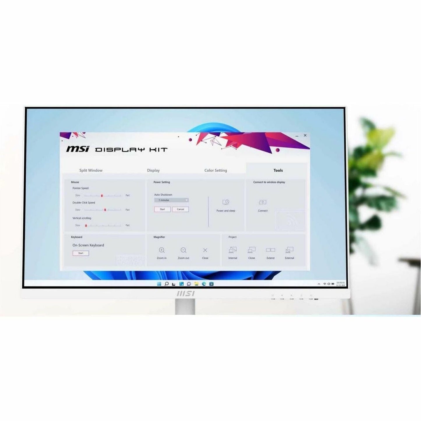 MSI Modern MD2412PW 24" Class Full HD LCD Monitor - 16:9