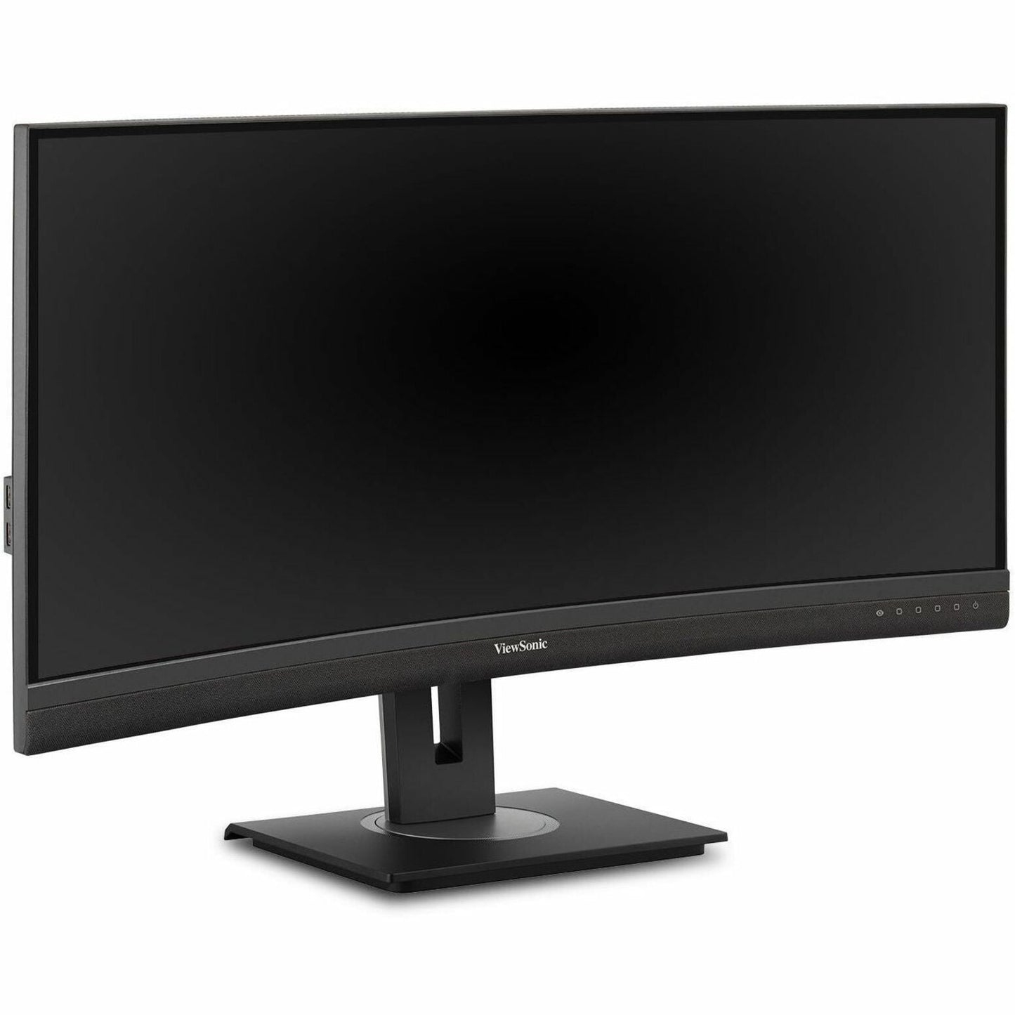 ViewSonic VG3456C 34" UWQHD Curved Docking Monitor, 100W USB-C, RJ45, 3440x1440, 21:9 Ultrawide, 400 Nit, Ergonomic Design, Built-in USB Hub, VESA Mount - VG3456C Black (3 Year Warranty)