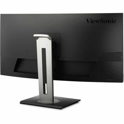 ViewSonic VG3456C 34" UWQHD Curved Docking Monitor, 100W USB-C, RJ45, 3440x1440, 21:9 Ultrawide, 400 Nit, Ergonomic Design, Built-in USB Hub, VESA Mount - VG3456C Black (3 Year Warranty)