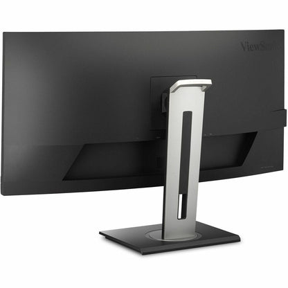 ViewSonic VG3456C 34" UWQHD Curved Docking Monitor, 100W USB-C, RJ45, 3440x1440, 21:9 Ultrawide, 400 Nit, Ergonomic Design, Built-in USB Hub, VESA Mount - VG3456C Black (3 Year Warranty)