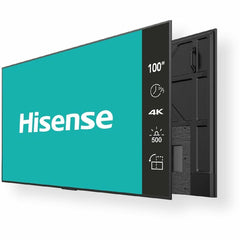 Hisense M Series 100BM66D 100" Digital Signage Display, 4K UHD, 500 Nits Brightness, 24/7 Operation, Android 9.0, Commercial LCD Screen, Energy Star Certified Black - BM66D (1 Year Warranty)