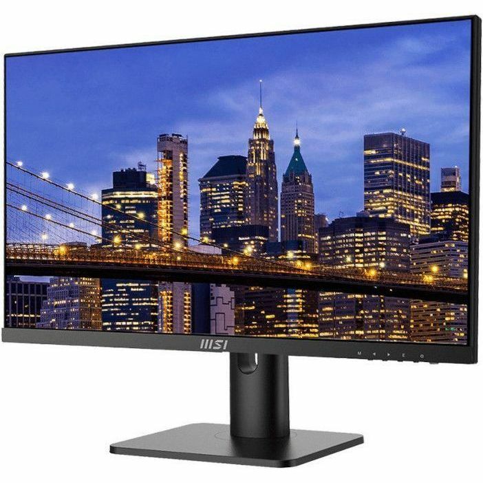 MSI PRO MP243XP 24" Full HD IPS LED Monitor, 100Hz, 1ms MPRT, AMD FreeSync, HDR, Height/Pivot/Tilt/Swivel, Built-in Speakers, HDMI/DisplayPort, Black - PROMP243XP (4 Year Warranty)