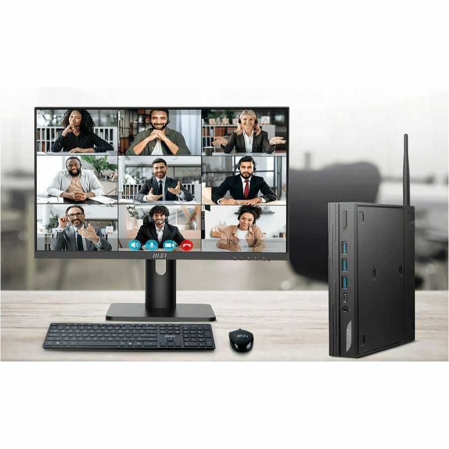 MSI PRO MP243XP 24" Full HD IPS LED Monitor, 100Hz, 1ms MPRT, AMD FreeSync, HDR, Height/Pivot/Tilt/Swivel, Built-in Speakers, HDMI/DisplayPort, Black - PROMP243XP (4 Year Warranty)