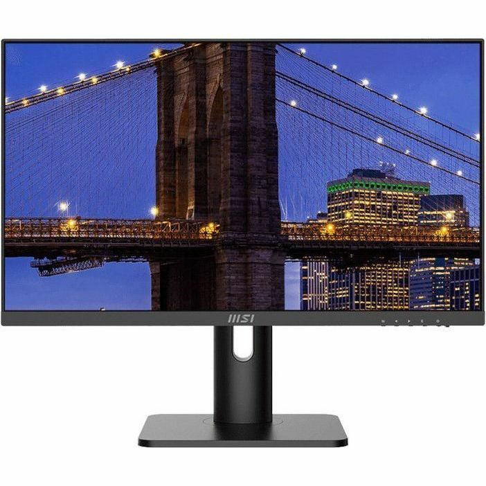 MSI PRO MP243XP 24" Full HD IPS LED Monitor, 100Hz, 1ms MPRT, AMD FreeSync, HDR, Height/Pivot/Tilt/Swivel, Built-in Speakers, HDMI/DisplayPort, Black - PROMP243XP (4 Year Warranty)
