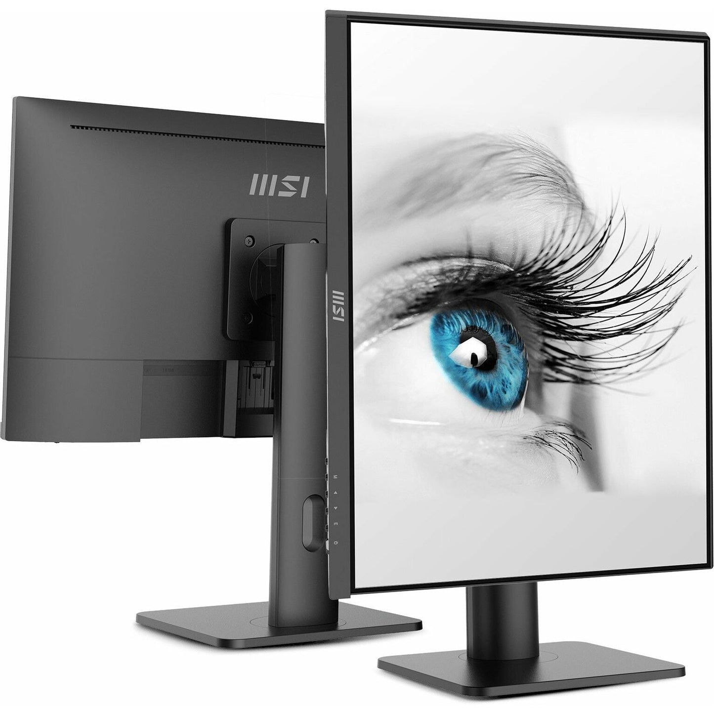 MSI PRO MP243XP 24" Full HD IPS LED Monitor, 100Hz, 1ms MPRT, AMD FreeSync, HDR, Height/Pivot/Tilt/Swivel, Built-in Speakers, HDMI/DisplayPort, Black - PROMP243XP (4 Year Warranty)