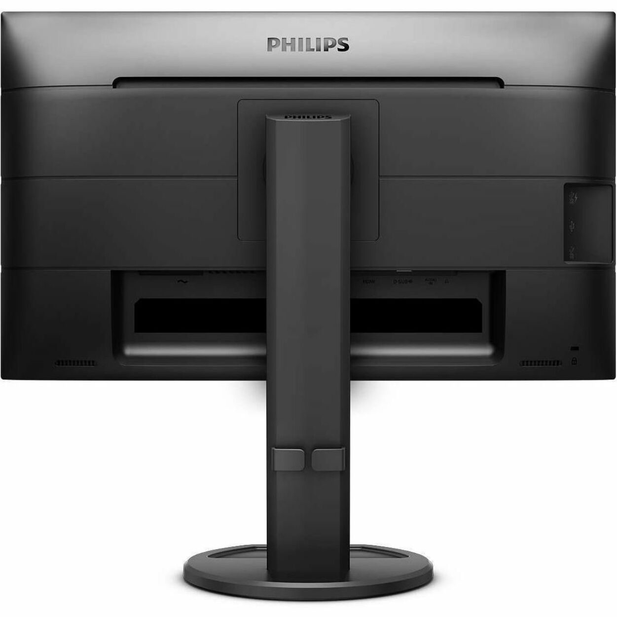 Philips B-Line 24" LED Monitor, FHD IPS Display, Height Adjustable Stand, USB 3.0 Hub, HDMI/DP/DVI/VGA, Built-in Speakers, Flicker-free, LowBlue Mode, EPEAT Gold, TAA - 241B8QJEB/17 (4 Year Warranty)
