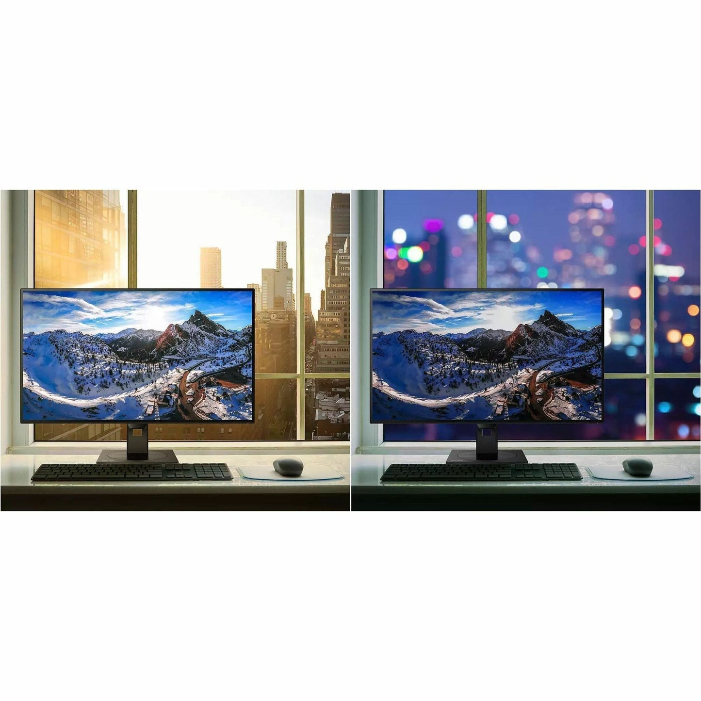 Philips B-Line 346B1C 34" Curved LED Monitor, WQHD 3440x1440, USB-C Docking, KVM Switch, Height Adjustable, MultiView, Flicker-Free, TAA Compliant - 346B1C/17 (4 Year Advance Replacement Warranty)