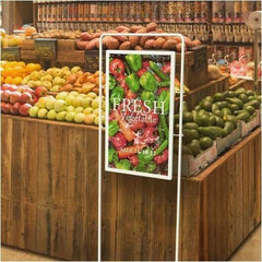 Sharp EP-C251 25.3" Digital Signage Display, 8K UHD ePaper Technology, Wireless/Bluetooth/USB-C, Zero Power Consumption, Landscape/Portrait, VESA Mount - EPC251 (1 Year Warranty)