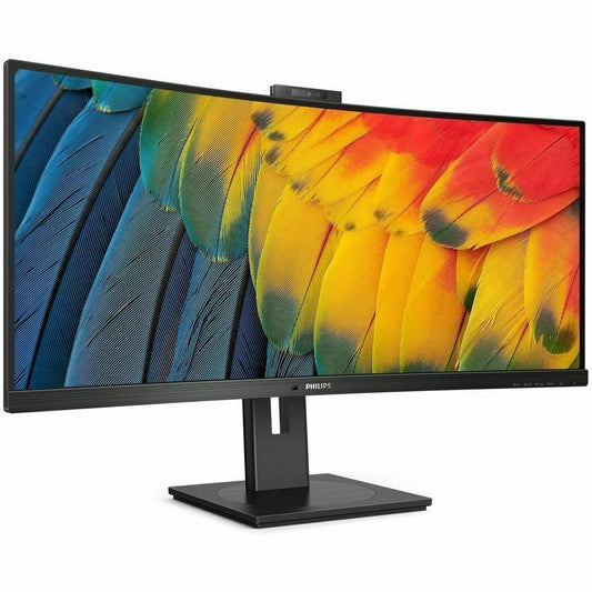 TPV Philips 34" Curved Monitor, LED, WQHD (3440x1440), USB-C, Webcam, 4 Year Adv Warranty (34B1U5600CH)