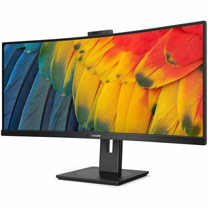 TPV Philips 34" Curved Monitor, LED, WQHD (3440x1440), USB-C, Webcam, 4 Year Adv Warranty (34B1U5600CH)