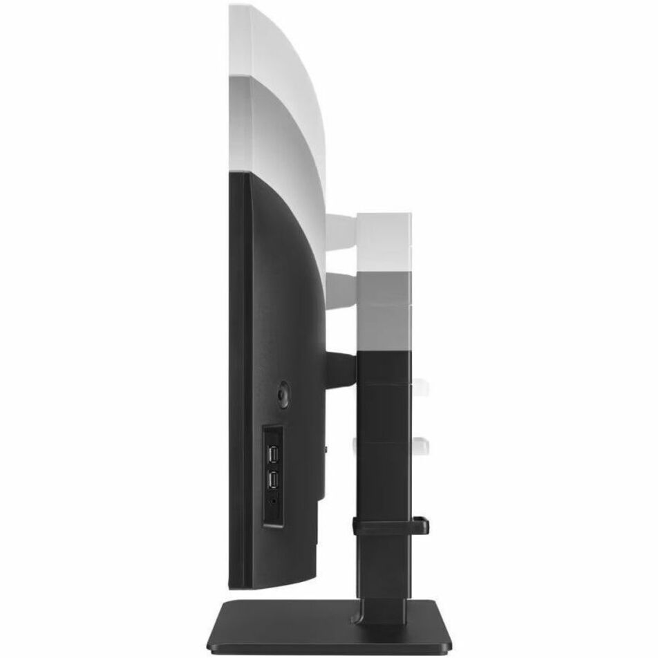 LG Ultrawide 34BQ77QE-B 34" Curved LED Monitor, WQHD 3440x1440, IPS, HDR10, USB-C 90W, Built-in Speakers, KVM Switch, Height Adjustable Stand, Textured Black - 34BQ77QEB (3 Year Warranty)