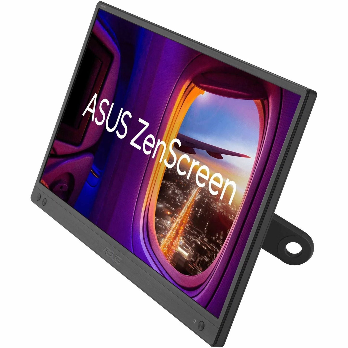 ASUS ZenScreen MB166CR 15.6" Portable LED Monitor, Full HD IPS, USB-C, 178° Wide View, Eye Care, Flicker-Free, Blue Light Filter, 360° Kickstand, Landscape/Portrait - MB166CR (3 Year Warranty)