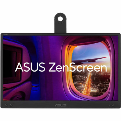 ASUS ZenScreen MB166CR 15.6" Portable LED Monitor, Full HD IPS, USB-C, 178° Wide View, Eye Care, Flicker-Free, Blue Light Filter, 360° Kickstand, Landscape/Portrait - MB166CR (3 Year Warranty)