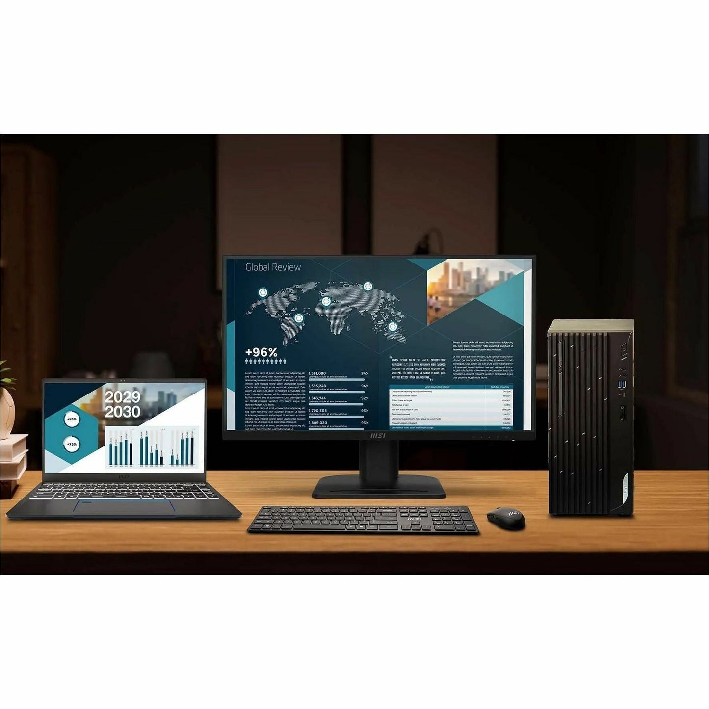 MSI Pro MP273QP E2 27" WQHD IPS LED Monitor, 2560x1440, 100Hz, HDR400, 1ms MPRT, Ergonomic Stand, Eye-Care, 1.07B Colors, Adaptive Sync - PROMP273QPE2 (3 Year Warranty)