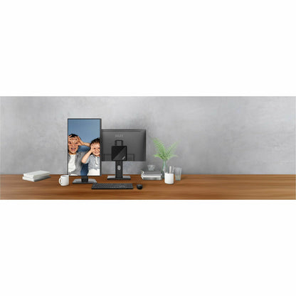 MSI Pro MP273QP E2 27" WQHD IPS LED Monitor, 2560x1440, 100Hz, HDR400, 1ms MPRT, Ergonomic Stand, Eye-Care, 1.07B Colors, Adaptive Sync - PROMP273QPE2 (3 Year Warranty)