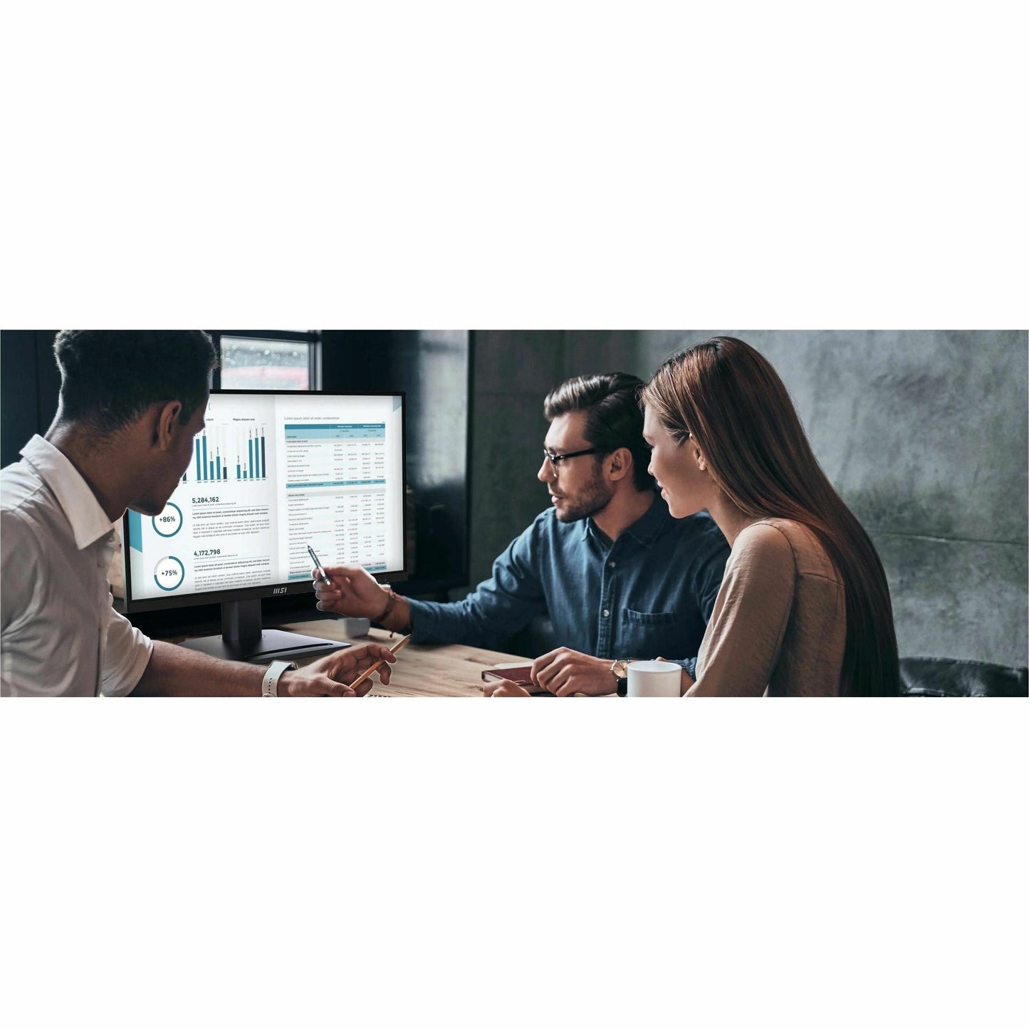 MSI Pro MP273QP E2 27" WQHD IPS LED Monitor, 2560x1440, 100Hz, HDR400, 1ms MPRT, Ergonomic Stand, Eye-Care, 1.07B Colors, Adaptive Sync - PROMP273QPE2 (3 Year Warranty)