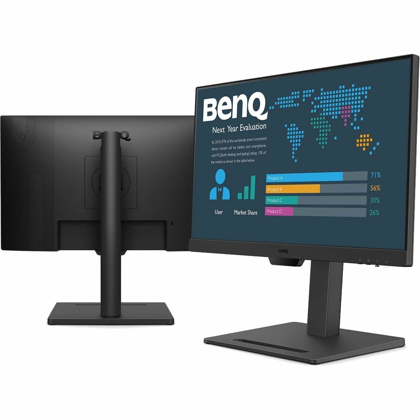 BenQ Business BL2490T Monitor, 24" Class Full HD LED, 16:9 Aspect Ratio, Black (1 Year Warranty)
