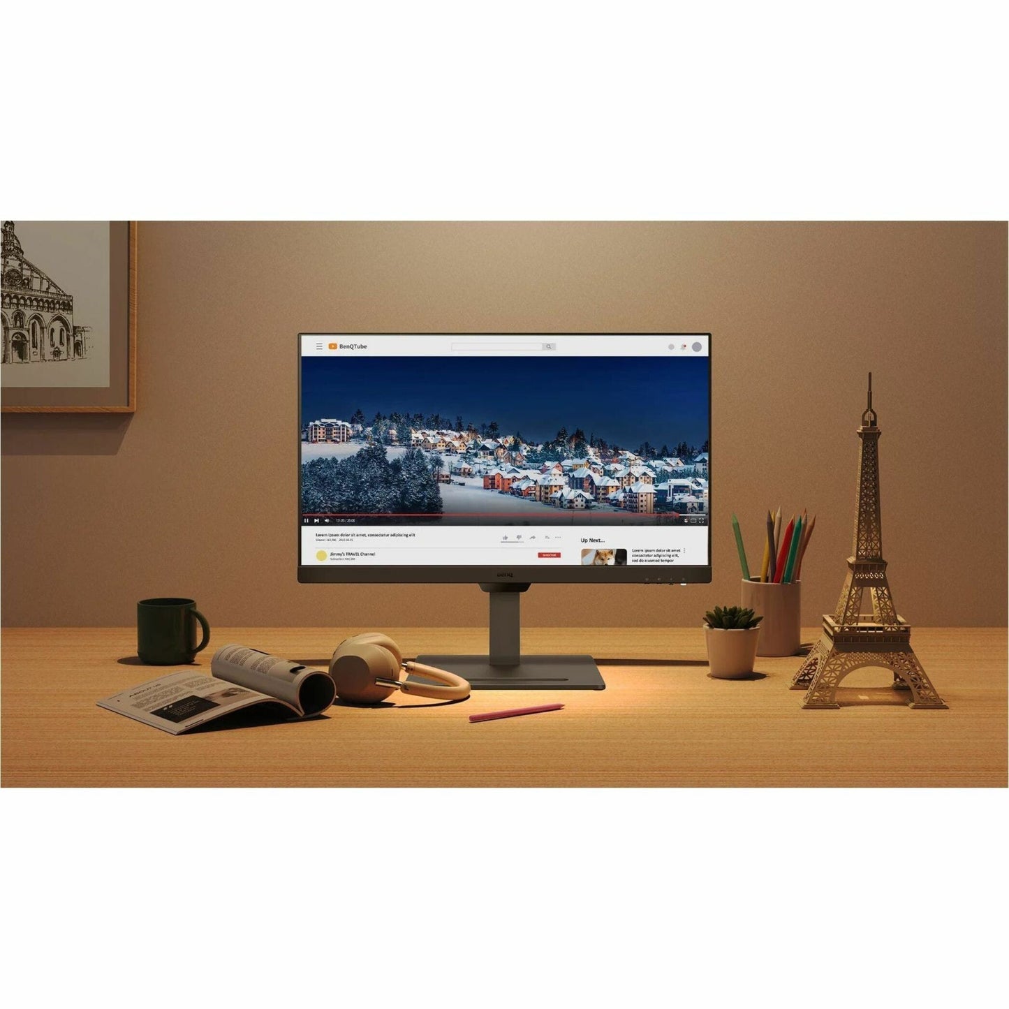 BenQ GW2790T 27" Full HD LED IPS Monitor, 100Hz, 250 Nit, Eye Care Technology, Height/Pivot/Swivel Adjustable, VESA Mount, Dual HDMI, DisplayPort, Built-in Speakers - GW2790T (1 Year Warranty)