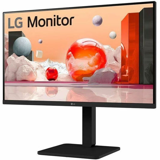 LG 27BA550-B 27" IPS LCD Monitor, Full HD 1920x1080, 100Hz, Built-in Speakers, USB Hub, Height/Pivot/Tilt/Swivel Stand, HDMI/DP/VGA, Matte Black (3 Year Warranty)