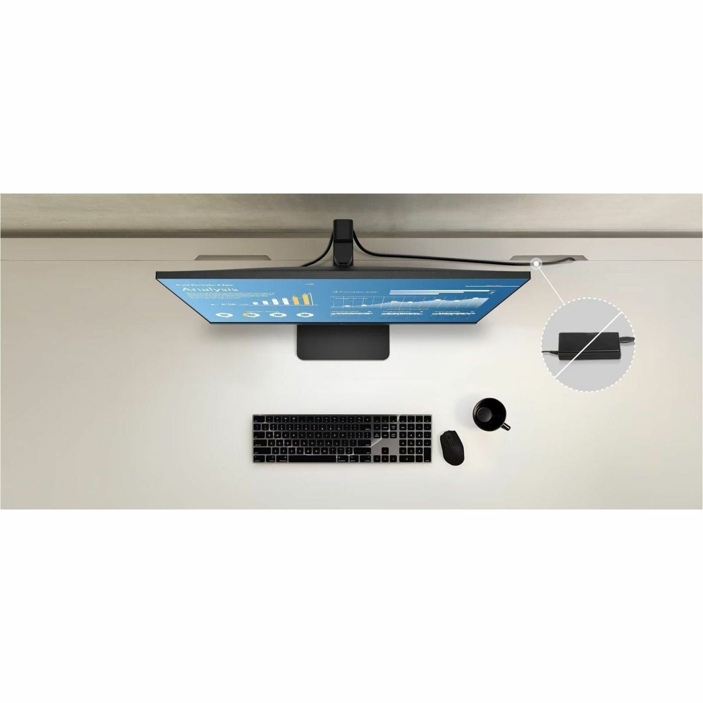 LG 27BA550-B 27" IPS LCD Monitor, Full HD 1920x1080, 100Hz, Built-in Speakers, USB Hub, Height/Pivot/Tilt/Swivel Stand, HDMI/DP/VGA, Matte Black (3 Year Warranty)