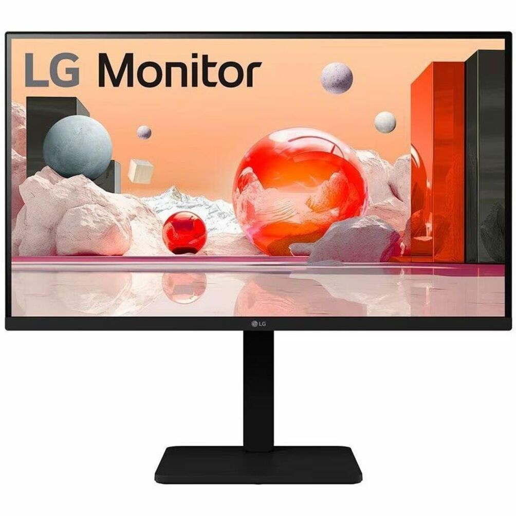 LG 27BA550-B 27" IPS LCD Monitor, Full HD 1920x1080, 100Hz, Built-in Speakers, USB Hub, Height/Pivot/Tilt/Swivel Stand, HDMI/DP/VGA, Matte Black (3 Year Warranty)